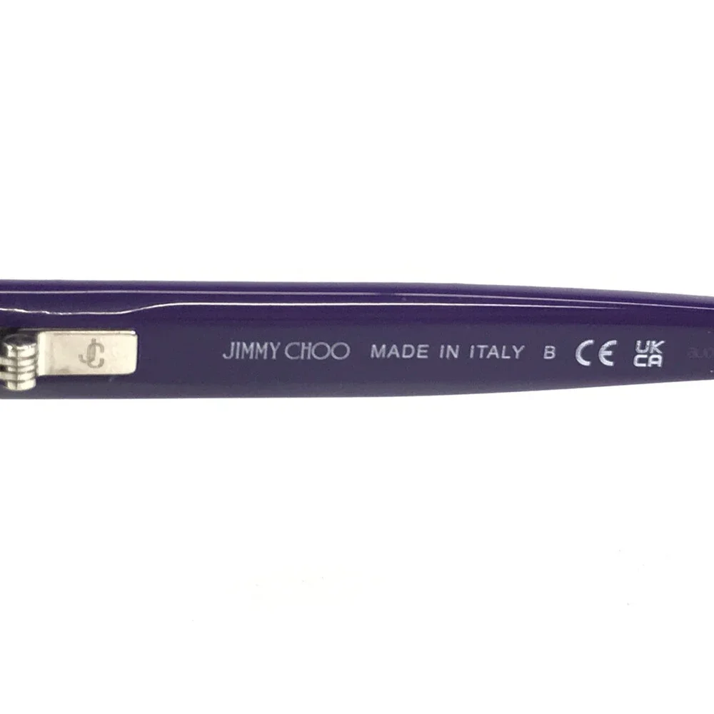 Jimmy Choo Eyeglasses Frames JC3006U 5050 Purple Cat Eye Full Rim 53-16-140
